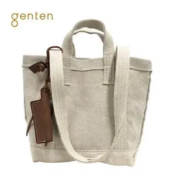하자 있는 미사용 새상품 genten 셀비지 토트2 (소) 아이보리