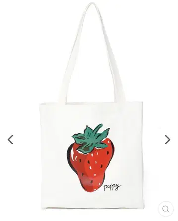 [익명 배송] STRAWBERRY TOTE BAG poppy 아사기뇨