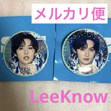 StrayKids 리노 LeeKnow 캔뱃지 스키즈사우나 세트