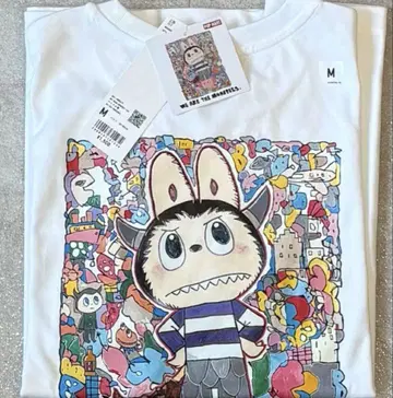 UNIQLO POPMART UT 유니클로 팝마트 라부부 M 화이트