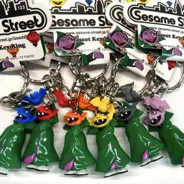 세서미 스트릿 카운트 백작 키링 6색 세트 산리오