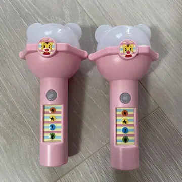 호비 마이크형 응원봉 (핑크) 2개