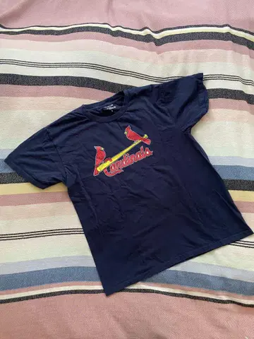 STL.Cardinals 카디널스 m 네이비 베이스 누트바 구제 티셔츠