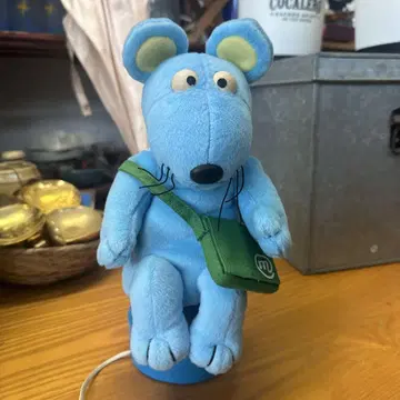 파란 쥐 봉제 인형