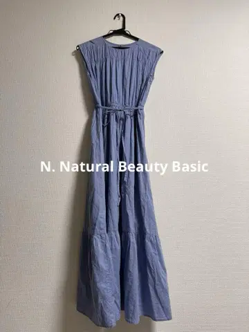 N. Natural Beauty Basic 슬리브리스 롱 원피스
