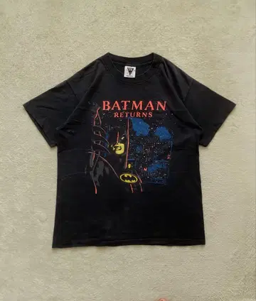 90년대 USA 제작 싱글 스티치 BATMAN 배트맨 구제 의류 L