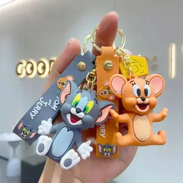 [미사용 새상품] 톰과 제리 키링 2세트