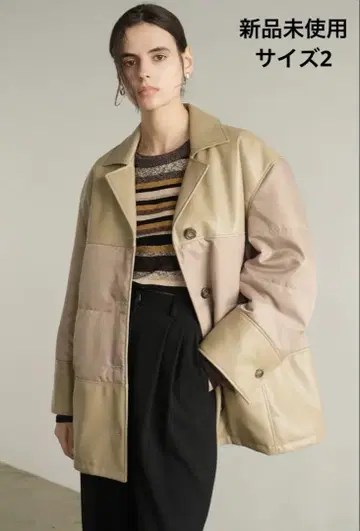 CLANE LEATHER SWITCHING OVER JACKET