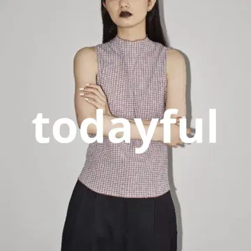 todayful 셔링 체크 상의