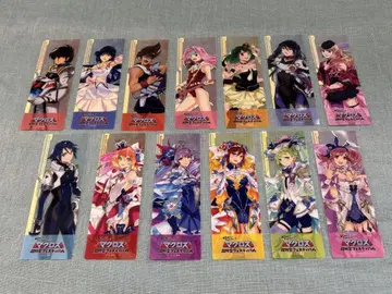 마크로스 초시공 페스티벌 40주년 클리어 책갈피 13종 컴플리트 세트