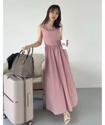 스나이델 [WEB 한정] 백 디자인 원피스