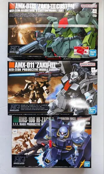HG 건담 프라모델 3세트 AMX-011S 자쿠 III Custom 외