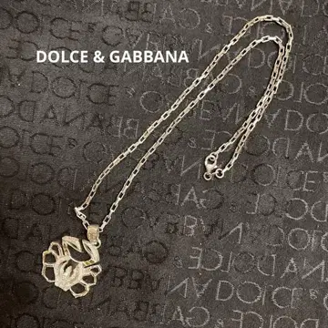D&G 레어템 게자리 모티브 목걸이 실버 925 각인 포함, 득템 찬스