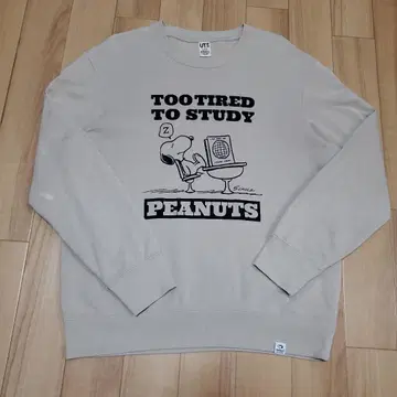 유니클로 x PEANUTS 스누피 프린트 쭈리 맨투맨