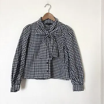깅엄 체크 셔츠