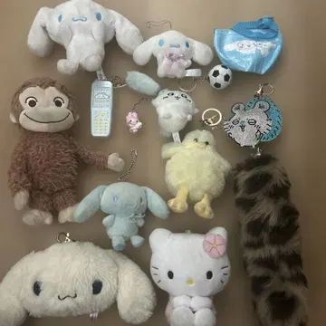 캐릭터 봉제인형 세트