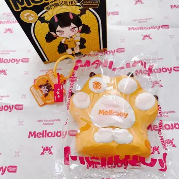 mellojoy 멜로조이 스퀴즈 힐링 고양이 손톱 브라운 태비