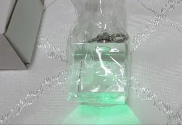 크리스탈 큐브 키링 샤크 와이테루즈 타와바라