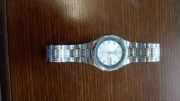 SEIKO 5 AUTOMATIC 오토매틱 시계 실버 화이트 다이얼