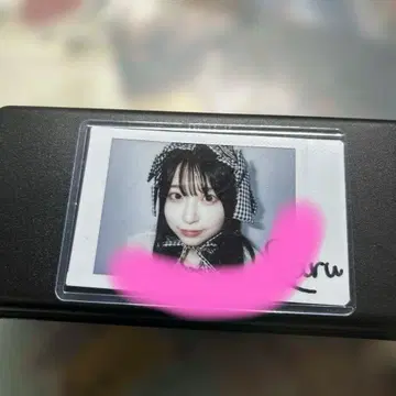 사쿠라바 하루카 LARME 친필 사인 폴라로이드