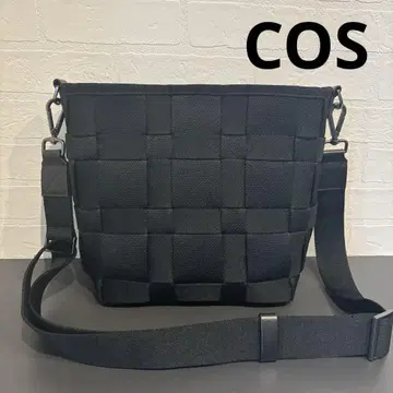 COS 코스 미니 우븐 크로스바디 웨빙 숄더백