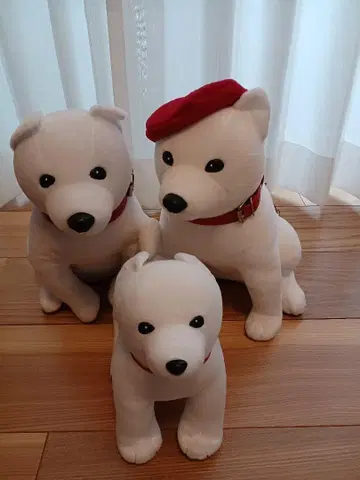 아버지 개 봉제 인형 3개 세트