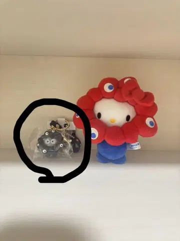 산리오 코스프레 마스코트 블랙 먄먄이 한교동 키링