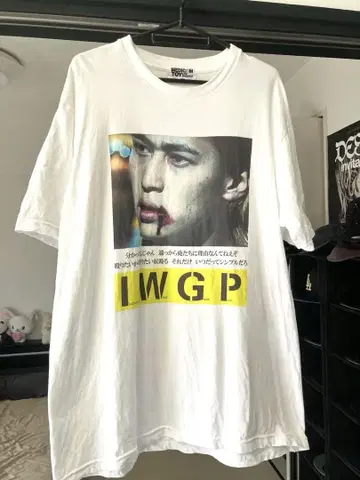 IWGP 킹 티셔츠 L 사이즈 메디콤 토이