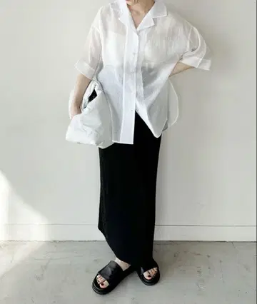 selectmoca 썸머 니트 롱 스커트