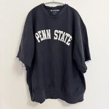 XL 00년대 챔피온 리버스 PENN STATE 반팔 컷오프