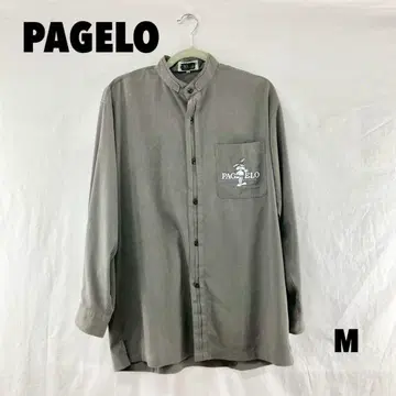 W0299T PAGELO 스탠드 카라 셔츠