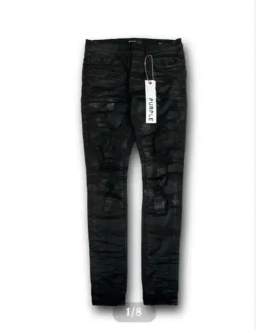 정품 PURPLE BRAND OIL SPILL 스키니 데님 29