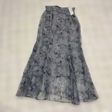 코코딜 꽃무늬 머메이드 롱 스커트