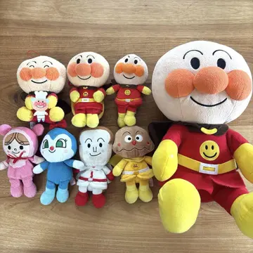 호빵맨 봉제 인형 묶음 판매 8개