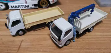 엠테크 1/43 히노 듀트로 타다노 카고 크레인 자동차 & 도요타 다이나