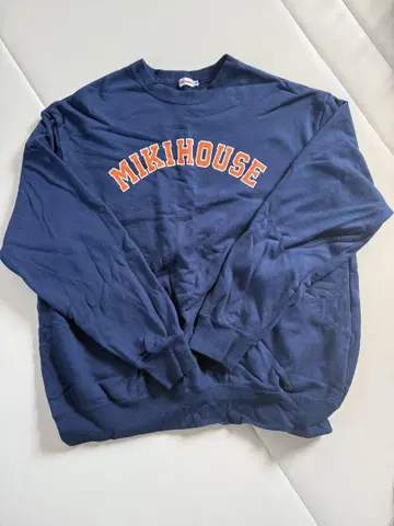 MIKIHOUSE 네이비 로고 트레이너 M