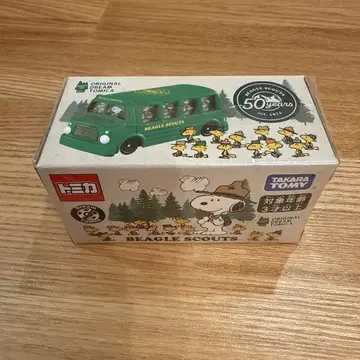 스누피타운 드림 토미카 피넛 스쿨버스 새상품