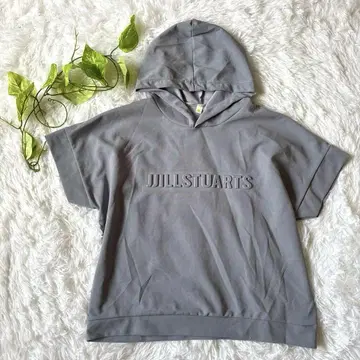 JILL STUART 여성용 반팔 후드티 (F) 파스텔 컬러 질