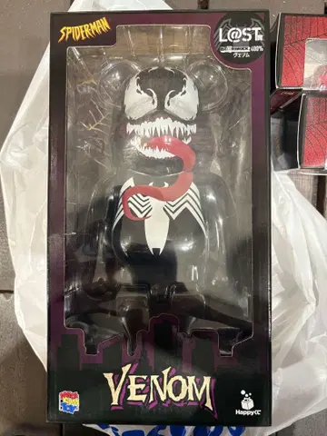 BE@RBRICK 400% 베어브릭 라스트원 베놈 마블 세트