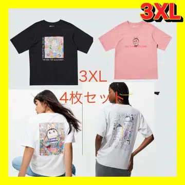 유니클로 팝마트 더 몬스터즈 라부부 티셔츠 3XL 4매 세트
