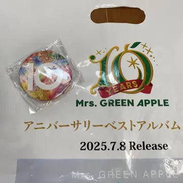 미사용! Mrs. GREEN APPLE 10 HMV 특전 컴팩트 거울