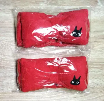 [미사용] 마녀 배달부 키키 리본 터번 빨간색 2세트