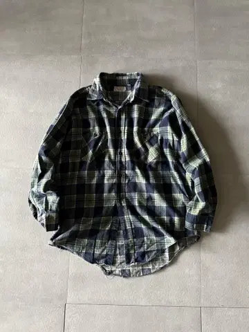 60's Big mac print flannel shirt