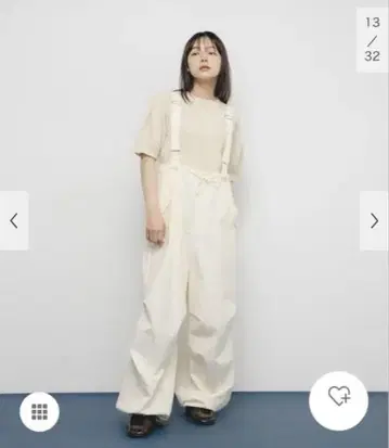 아이보리 와이드 팬츠