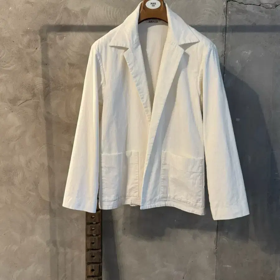 ジャケット・アウター AURALEE WOOL SILK HERRINGBONE COVERALL AURALEE | 오라리 Auralee Wool Silk Herringbone Coverall