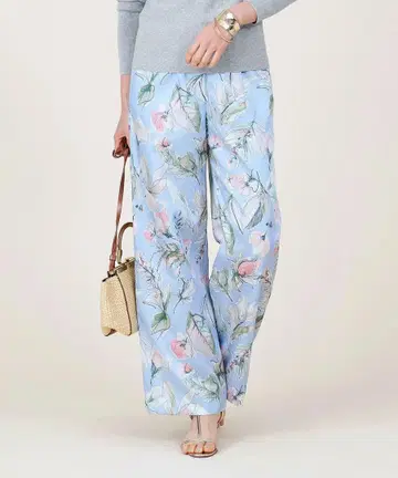 25SS marmors flower print straight pants