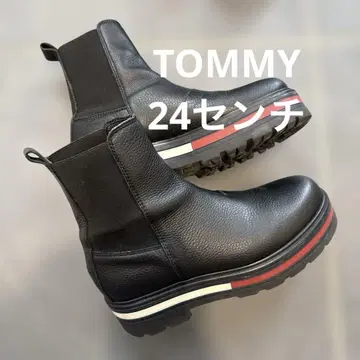 [레어] 타미힐피거 사이드 고어 부츠 숏부츠 24cm