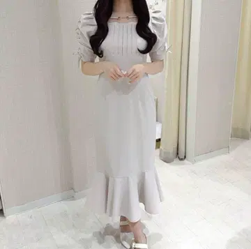 evelyn 비트 머메이드 OP 핑크 베이지