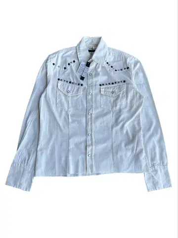 studs design cut off denim jacket