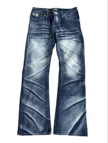 unnormal faded flare jeans